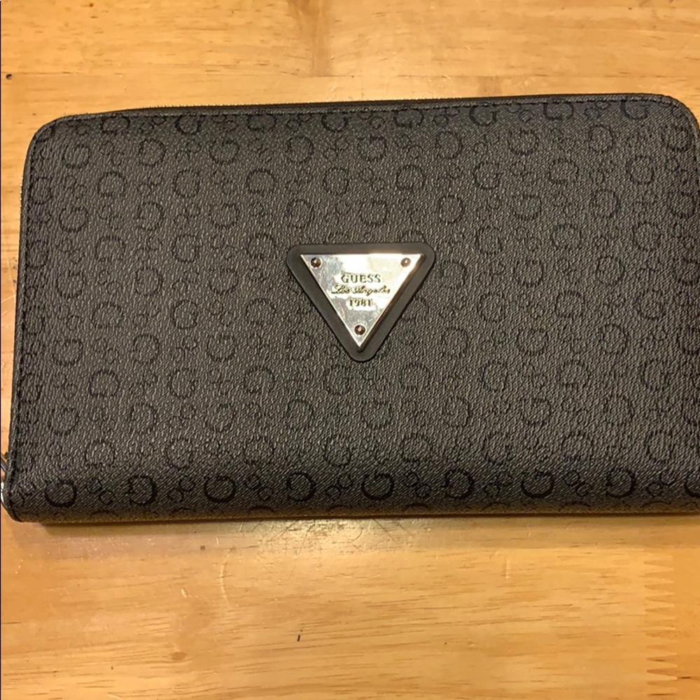 Black oversized wallet